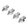 4PCS Extruder Nozzles Fit for Raise3D N Pro2 Pro3 E2 Series 3D Printer High Hardness Alloy Nozzle Set 0.2MM 0.4MM 0.6MM