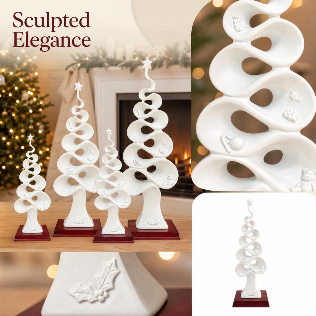 Abstract Christmas Tree Desktop Decoration Holiday Home Decor Ornament