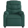 Massage Relax Chair Dark Green Fabric