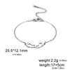 Cute Baby Feet Bracelets Stainless Steel Gold Charm Bracelets on Hand Jewelry Gift for Women Mother Friends