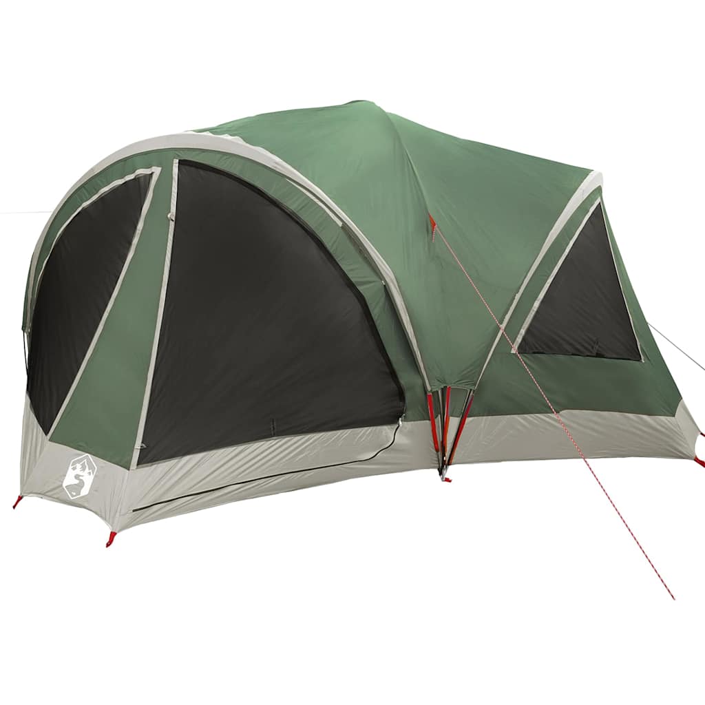 Family Tent for 10 Persons Green and Grey 460 x 430 x 214 cm