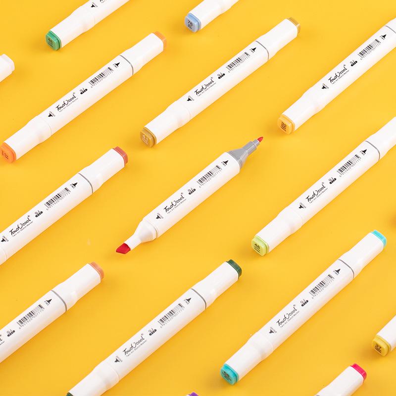 Touch Anime Skin Tone Oily Marker Pen, No. 0 Black Cool Gray, Individual Purchase, Perfect for Student Touch-Ups