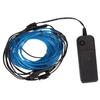 Blue EL Wire Noise Reduction Bendable Decorative 5 In 1 Neon Light Wire for Car Halloween Christmas Party