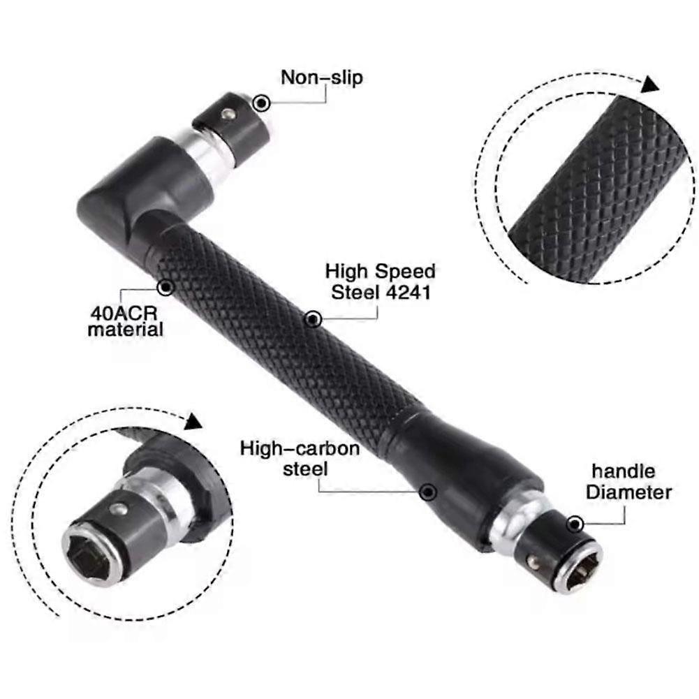 Mini 36-Tooth Ratchet Screwdriver Narrow Space Gap Maintenance Operation Bit Sleeve L-Shaped Wrench