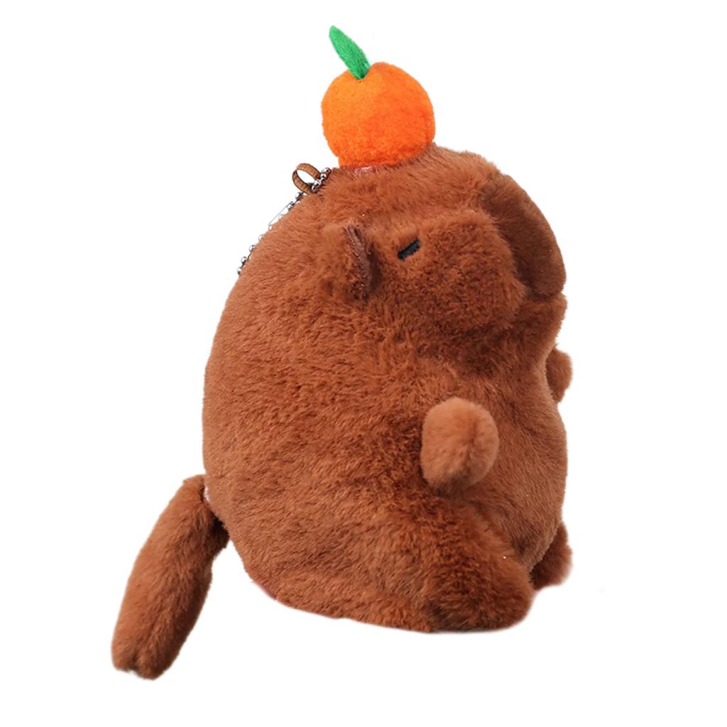 Pluszowy breloczek z kapibarą, urocza zawieszka, breloczek do kluczy, ozdoba do zawieszenia, breloczek do kluczy, zawieszka do plecaka, torebki, urok dla dziewcząt, kobiet