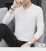 Men's Long-Sleeve V-Neck T-Shirt - New for Autumn/Winter 2023 in White