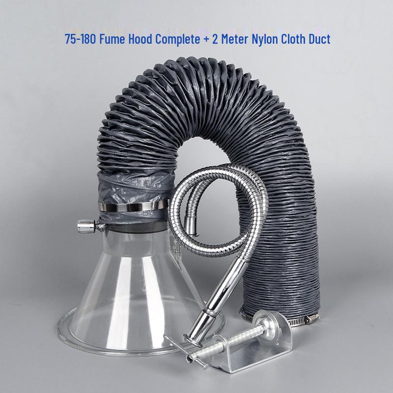 Konektor ústí digestoře pro odsávání pájecích výparů - Dostupné ve velikostech 2,5, 3 a 4 palce