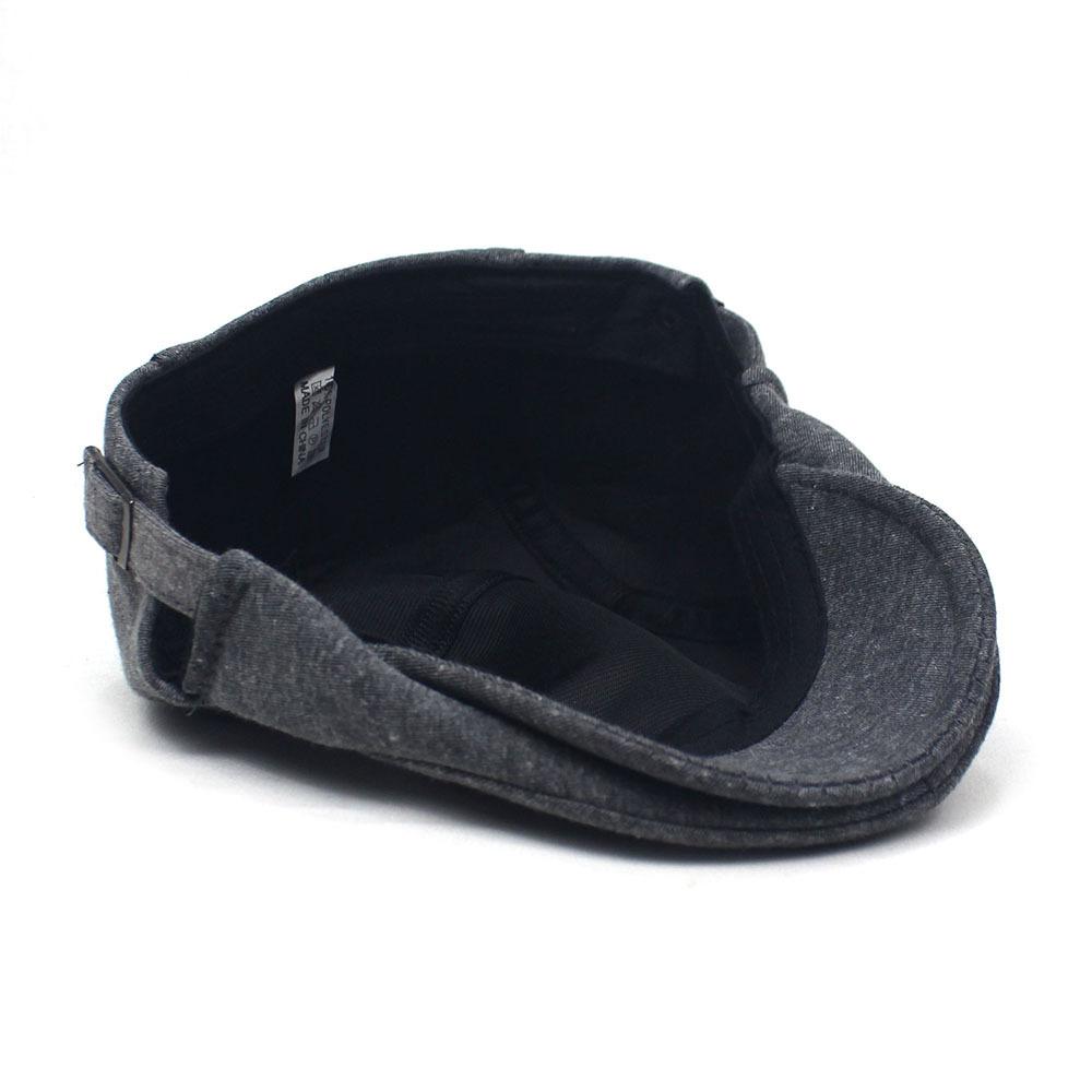 Beret Men's Casual Solid Color Cap Forward Cap Adjustable Hat