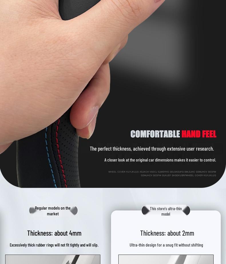 Steering Wheel Cover for Toyota Camry 2008-2013 7th Gen