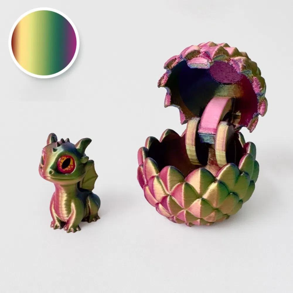

Новое 3D-печатное яйцо дракона Креативная красочная модель яйца дракона Игрушка Коллекционная Милый дракончик Аниме фигурки Статуэтка Сувениры для вечеринки