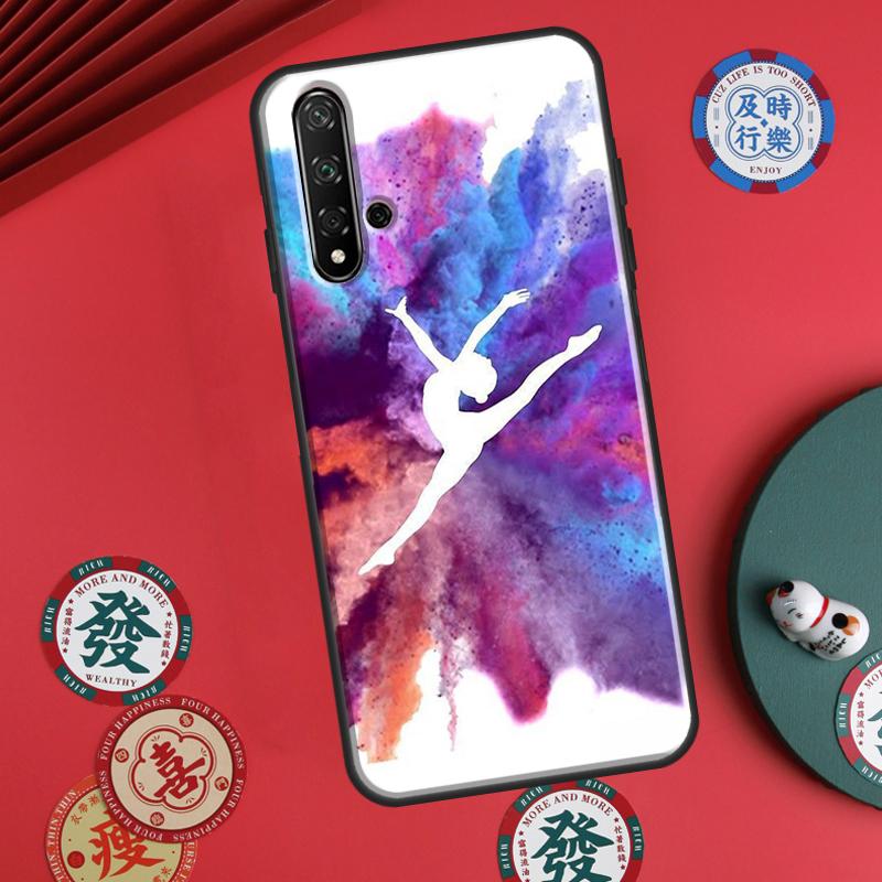 

Gymnastics Oil Painting For Huawei P20 P40 P30 Lite P60 Pro Nova 12s 11i 12i 10 9 SE 5T Y91 Y90 Y60 Y70 Y72 Y61 Case Huawei P30 Lite