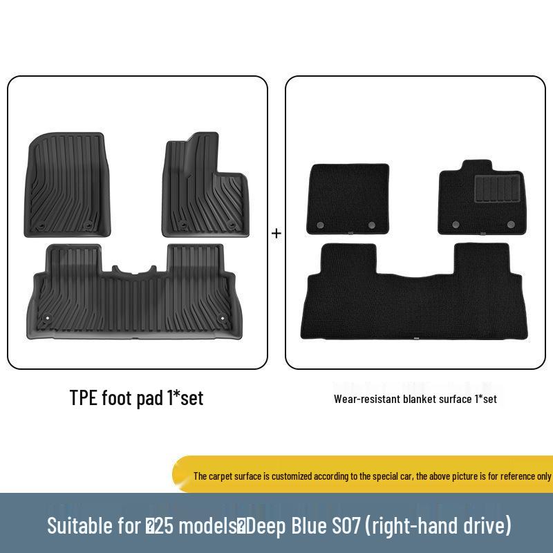 Changan Deepal S07 Eco-Friendly TPE Floor & Trunk Mats (Fits 23-26 Models)