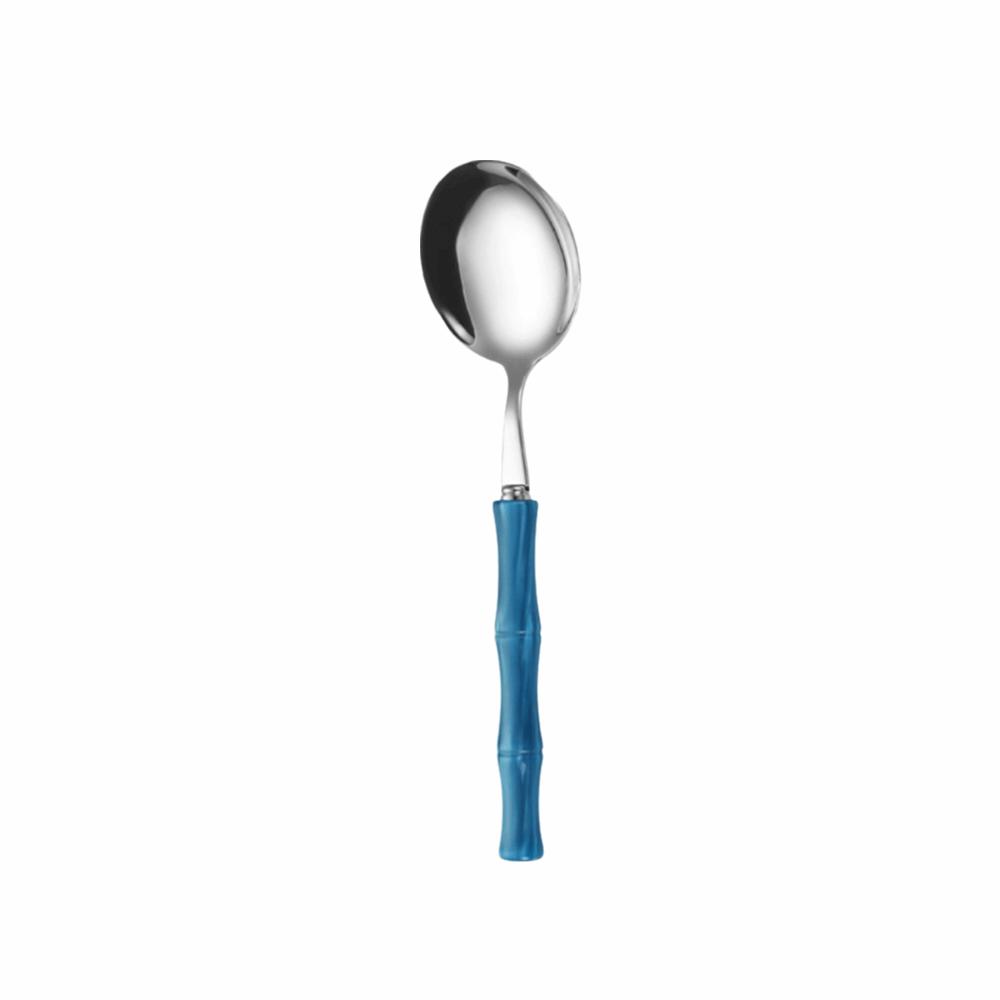 

Acrylic Handle Western Dinnerware Flatware Dinnerware Fork Spoon Household Goods Round spoon Blue