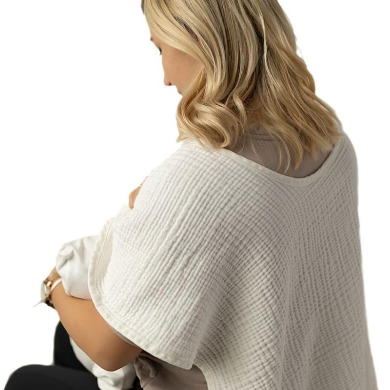 Husă de alăptare în stil italian, bumbac pur, pentru mamă și bebeluș, husă pentru cărucior pentru bebeluși