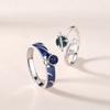 Tancise Klassisk 925 Sterling Sølv Zircon Ring Dame Smykker Bryllup Løfte Party Gift