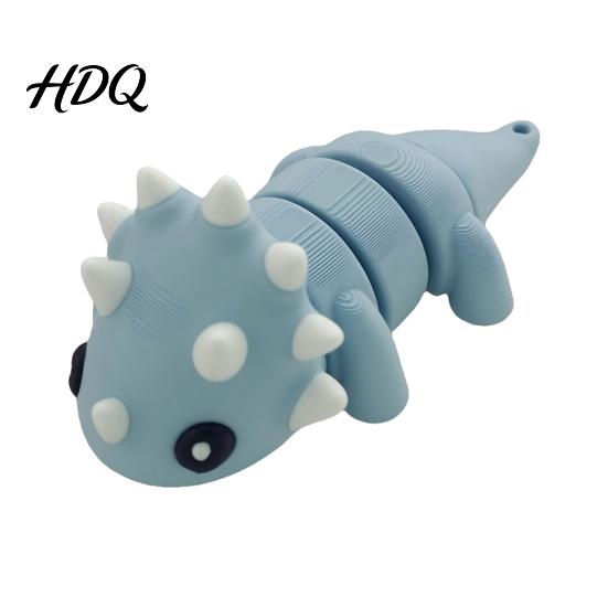 Smooth Edge Fidget Toy 3D Printed Dinosaur Toy Cute Articulated Flexible Figurine