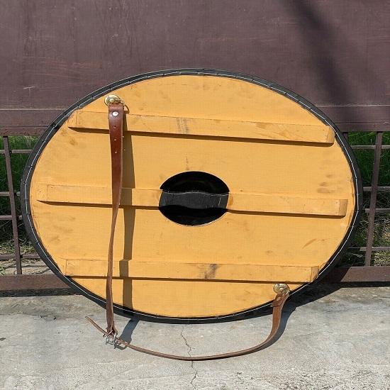 Mittelalterlicher Wikinger-Schild aus Holz/Baum-Wikinger-Schild