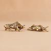 Car Decoration Miniature Ornaments Retro Brass Bull Sculpture Feng Shui Office Desk Rich Cow Decor Creative Small Gifts