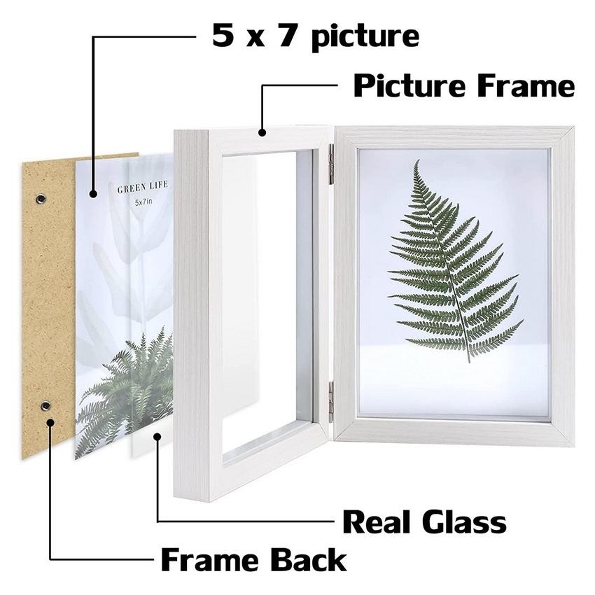 Wandbehang oder Tischplatten-Bilderrahmen Klappbarer MDF-Holz-Foto S Mit Glas zum Guten Preis