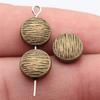 Twisted-Pattern Small-Hole Spacer Beads Mini Antique Bronze Silver Jewelry Making String Beads Separator