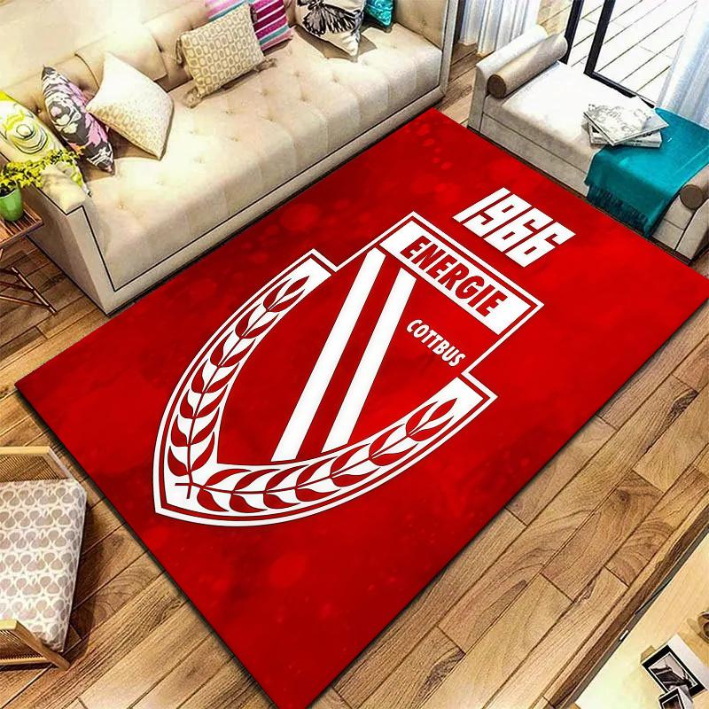 Energie Cottbus Carpet Rug for Living Room Bedroom Home Sofa Decoration,Kids play Nonslip Floor Mat