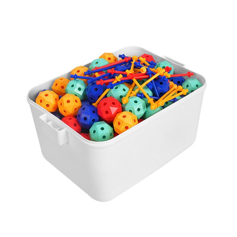 3D Interlocking Beads: Spatial Geometry Building Blocks for Kids