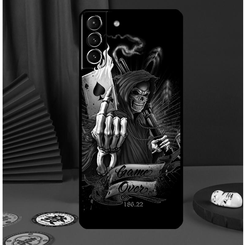 Mystery Poker Card Phone Case For Samsung Galaxy S24 Ultra S9 S10 S20 S21 S22 Plus S23 FE S25 Ultra Back Cover