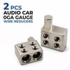 Aluminum Alloy Car Audio Splitter High Power Power Supply Terminal Audio Amplifier Splitter