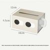 Home Table Decoration Creative Cartoon Big Eyes Tissue Box Table Napkin Rings Tissue Case Paper Box Container Storage Box