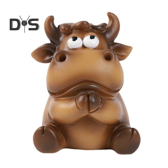 

Подставка для благовоний в виде коровы, держатель палочки для благовоний в виде коровы, курильница для стола, статуэтка коровы, подарок для женщин и мужчин, украшение для спальни коричневый