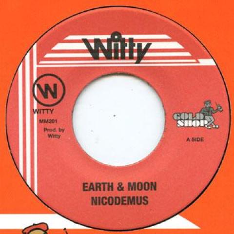 7inch Record NICODEMUS - Earth & Moon MM201 Witty/Gold Shop 1988 US Reggae, Ska & Dub Used