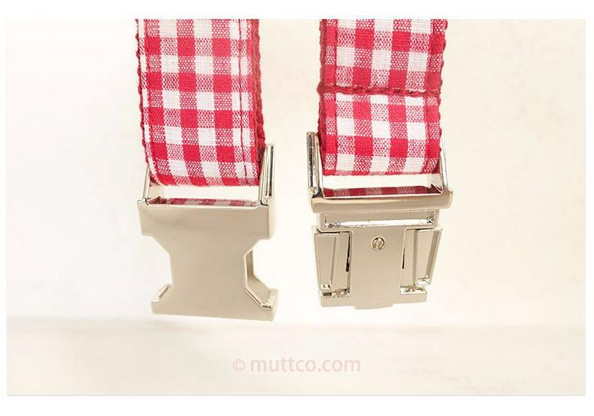 Plaid Bow Tie Dog Collar & Leash Set (UDC-047) by MUTTCO