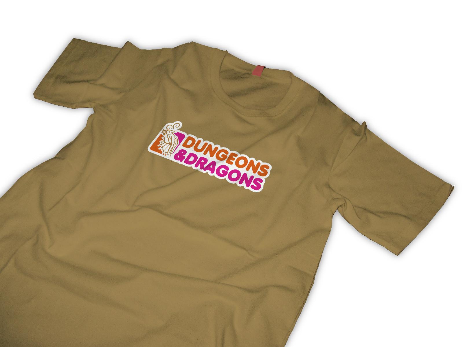 Dungeons and Dragons Dunkin Tshirt L