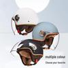 Unisex Gray 3C Certified Half Helmet with Removable Ear Protection for Electric Scooters & Bicycles – Autumn/Winter Fashion