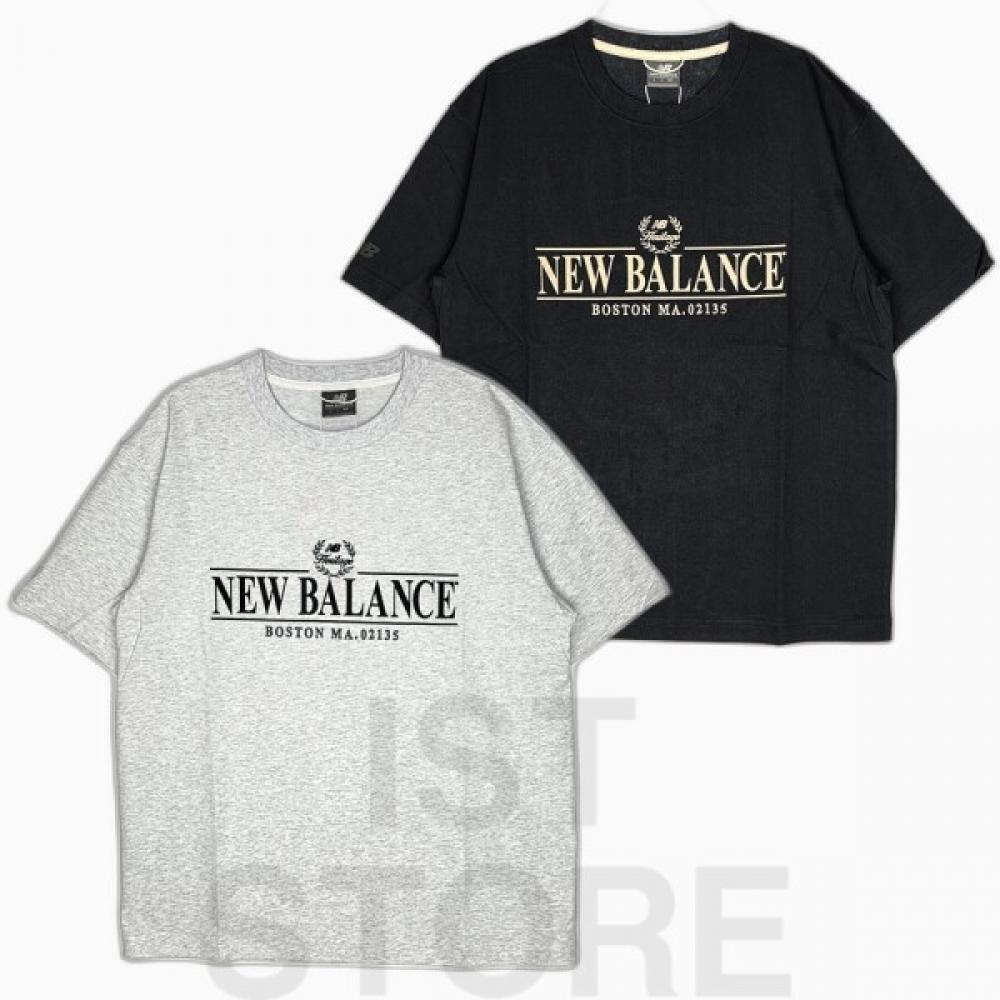 

New Balance Наследие Графическая Футболка с Коротким Рукавом Полуоверсайз Nbnef21473 (16)Light Gray/090(S)