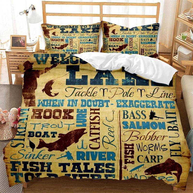 Soft And Comfortable Cartoon Pattern Duvet Cover Set With Duvet Cover And Pillowcases King Queen Twin Sizes For All Ages