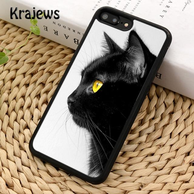 Black Cat Kitten Eye Amazing Animal Phone Case Cover For iPhone 17 Air 16 15 14 plus 12 13 pro max coque Fundas
