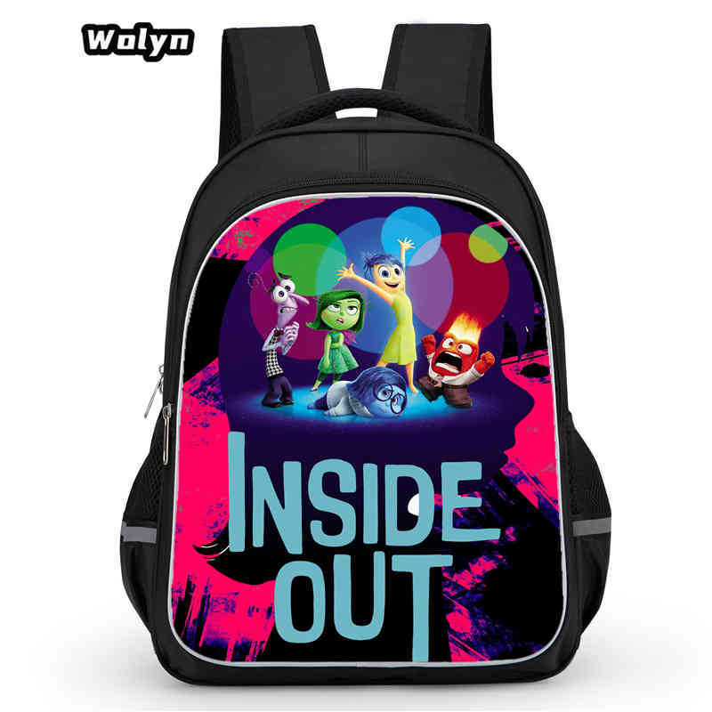 Mind Secret Service 2Ide Out Simple Cute Backpack Student School Bag Backpack