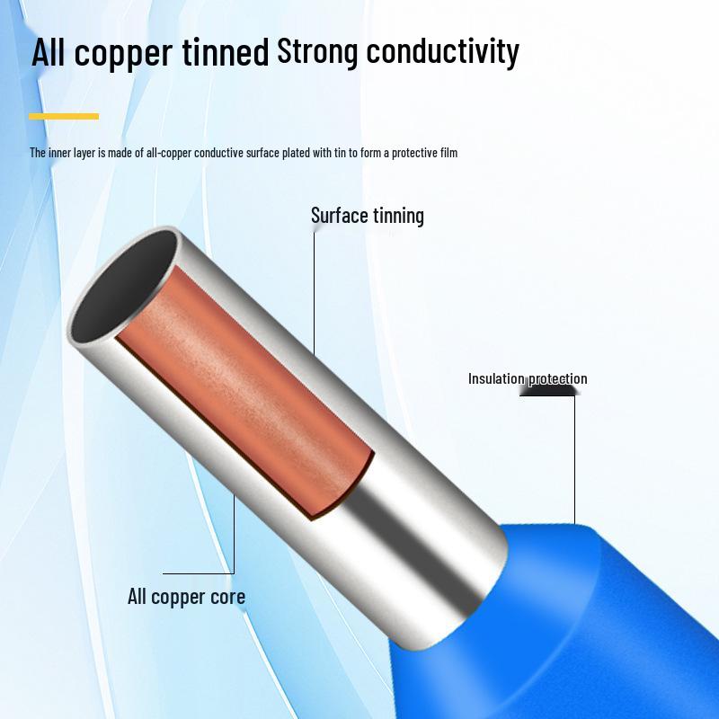 Tubular Wiring Terminal Crimper with Storage Box for Quick Cold-Pressed Wire Terminals