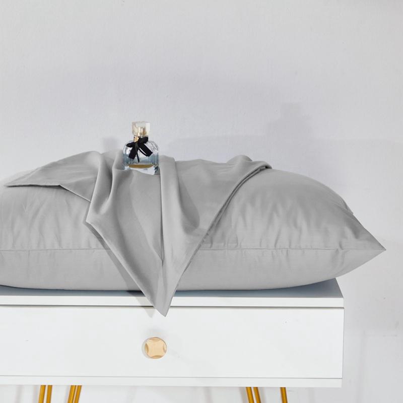 High Count High Density 100% Cotton Envelope Pillowcase Solid Simple Design 30x50 50x70cm