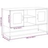 VidaXL TV Stand Pink 100.5x39x60.5 Cm Steel, TV Stand, TV Sideboard, Multimedia Cabinet, TV Bench, Hi-fi Cabinet, Center 853381