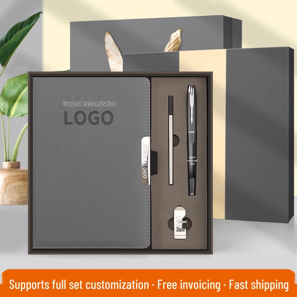 Business Notebook Gift Set: Customizable Office Diary and Souvenir