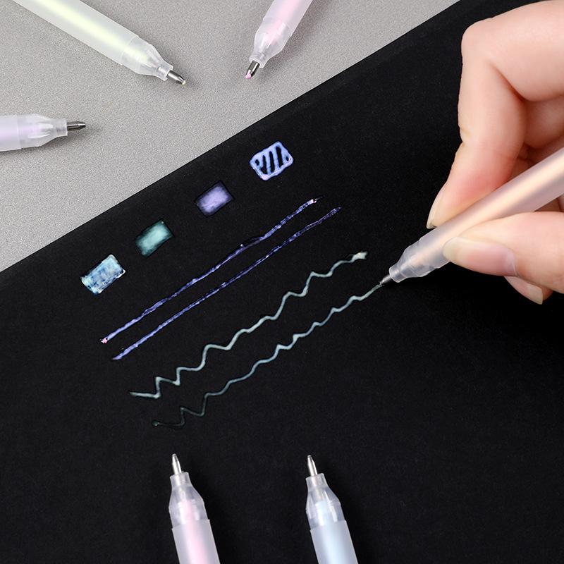 Kit 6 Couleurs Stylo Colle Ensemble pour Outil de Scrapbooking Séchage Rapide 12 Secondes