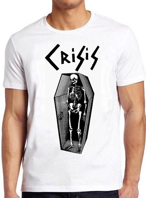 Crisis No Town Hall Punk Rock Gift Tee T Shirt 5010 L