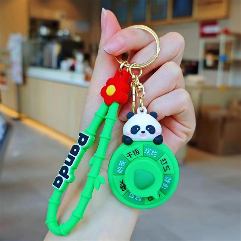 Lustig Witzig Gezeiten Spiel Panda Kapibara Plattenspieler Schlüsselanhänger Schultasche Anhänger Puppenmaschine Kinderspielzeug Geschenke