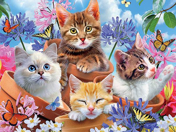 DIY Diamond Painting Cat Full Round Diamond Mosaic Animal Cross Stitch Embroidery Picture Of Rhinestones Wall Decor