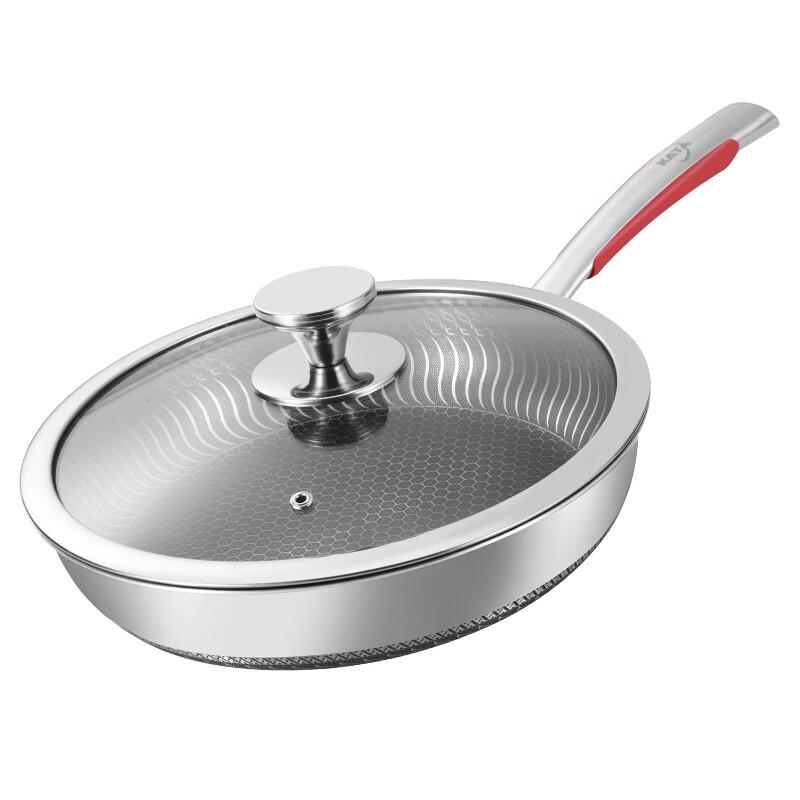 Zhi Shi 316 Stainless Steel Double-Sided Frying Pan