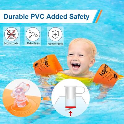 1 Paar Kinder Schwimmflügel Pool Schwimmhilfen Armbänder Aufblasbare Schwimmringe Arm