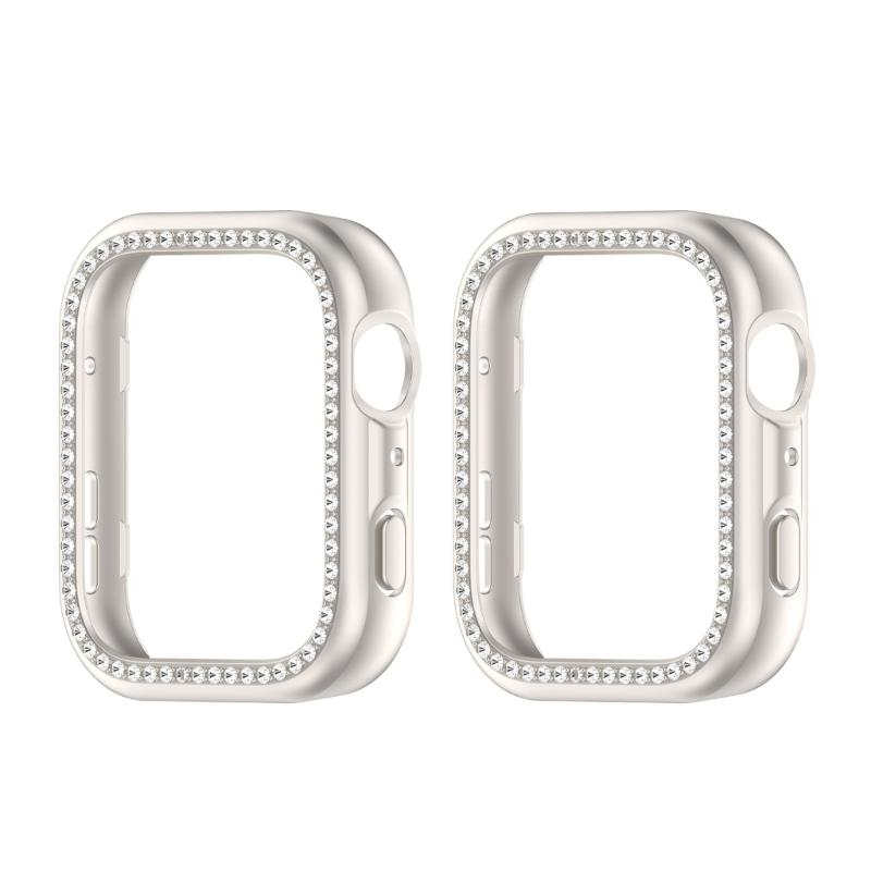 Elegant Jewels Crystal PC Protective Case Fashionable Compatible for Watch Fit 5 Smartwatch In Multiple Color