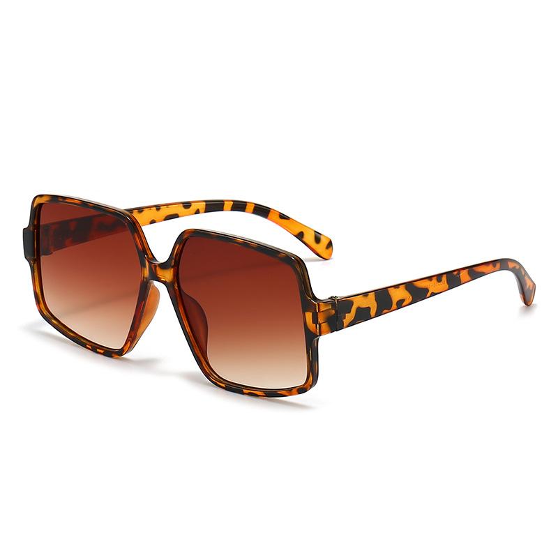 European and American New Large Frame Fashion Ins Sunglasses Trend Retro Slim Sunglasses Personalized Sunglasses